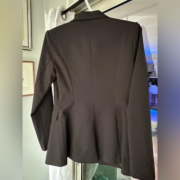 Classic black blazer size small women’s crystal HOPE - Picture 2 of 4